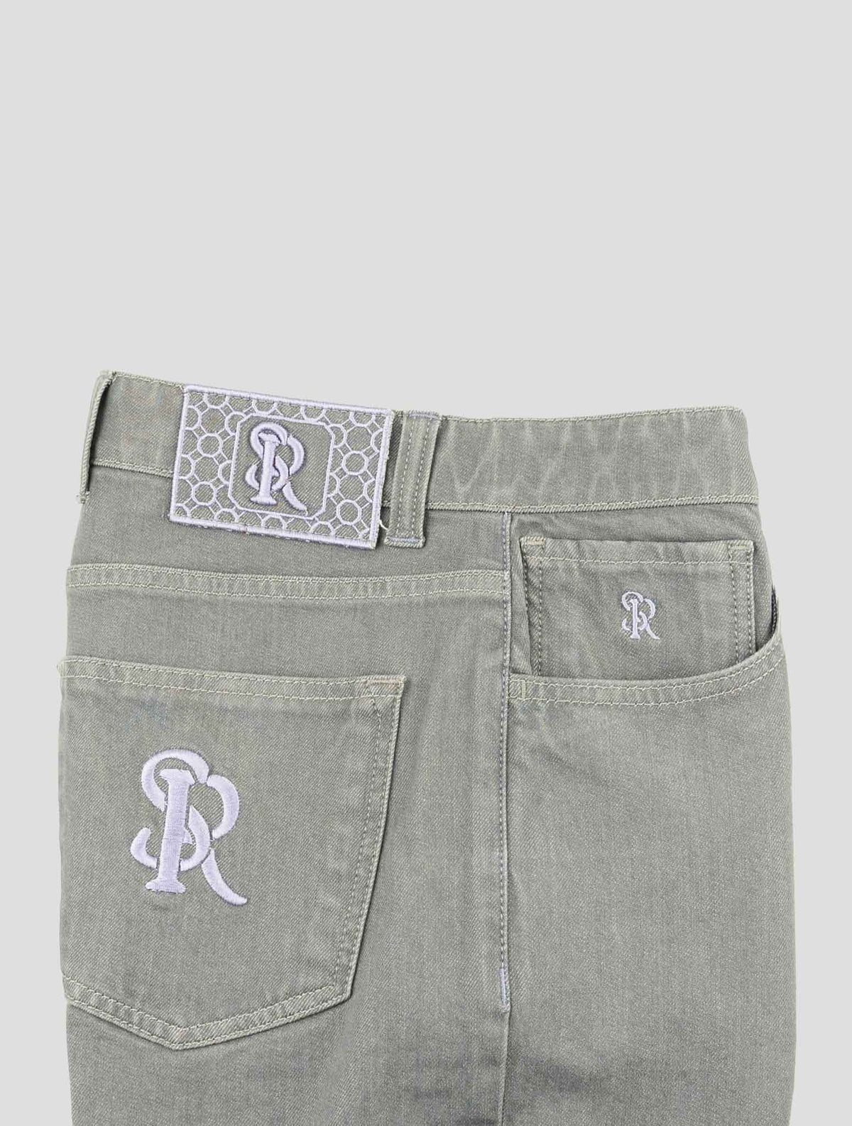 Stefano Ricci Gray Cotton Pu Jeans 3