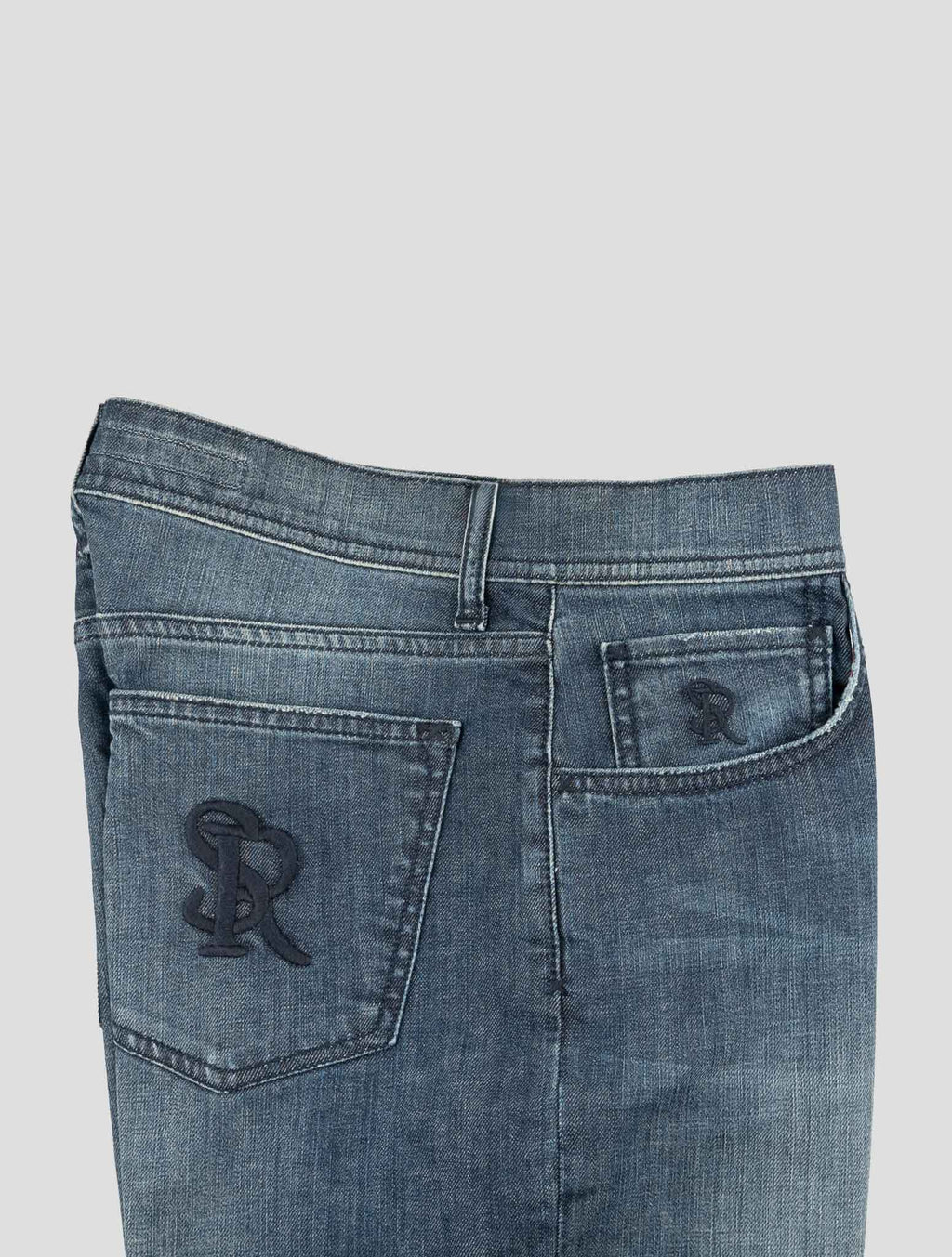 Stefano Ricci Blue Cotton Ea Jeans 3