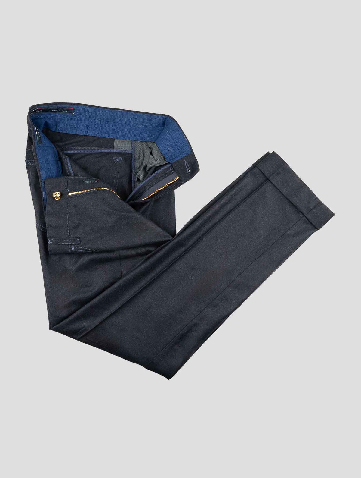 Stefano Ricci Blue Wool Cashmere Jeans 2