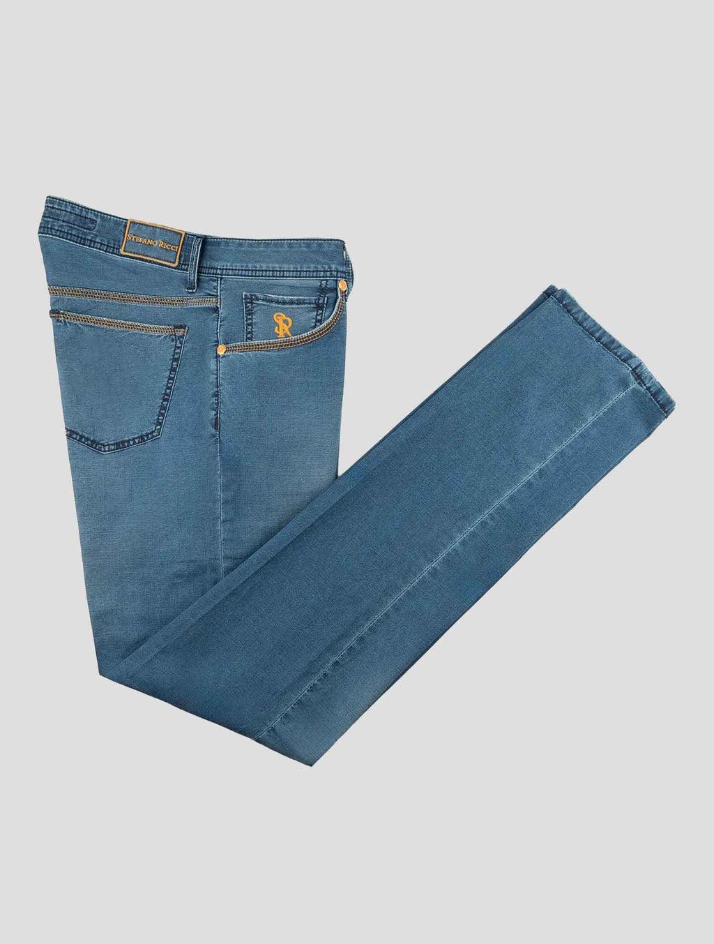 Stefano Ricci Blue Cotton Ea Jeans 1