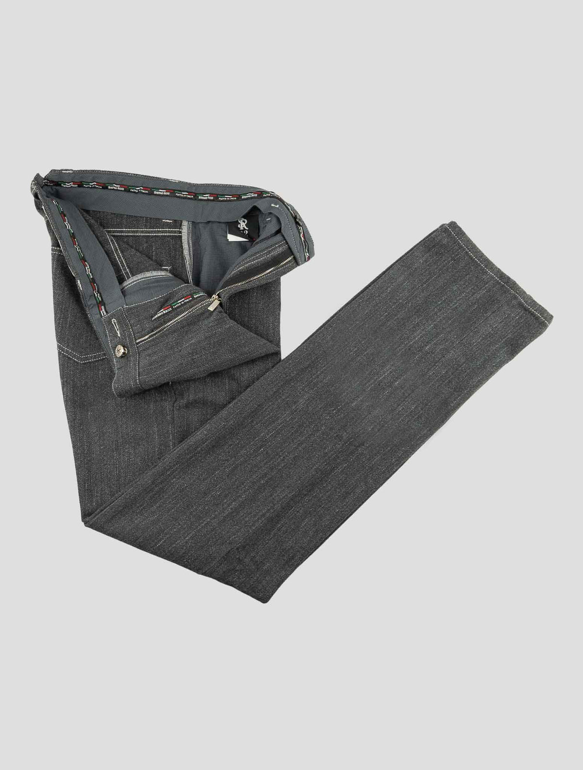 Stefano Ricci Gray Cotton PC Pl Pants 2