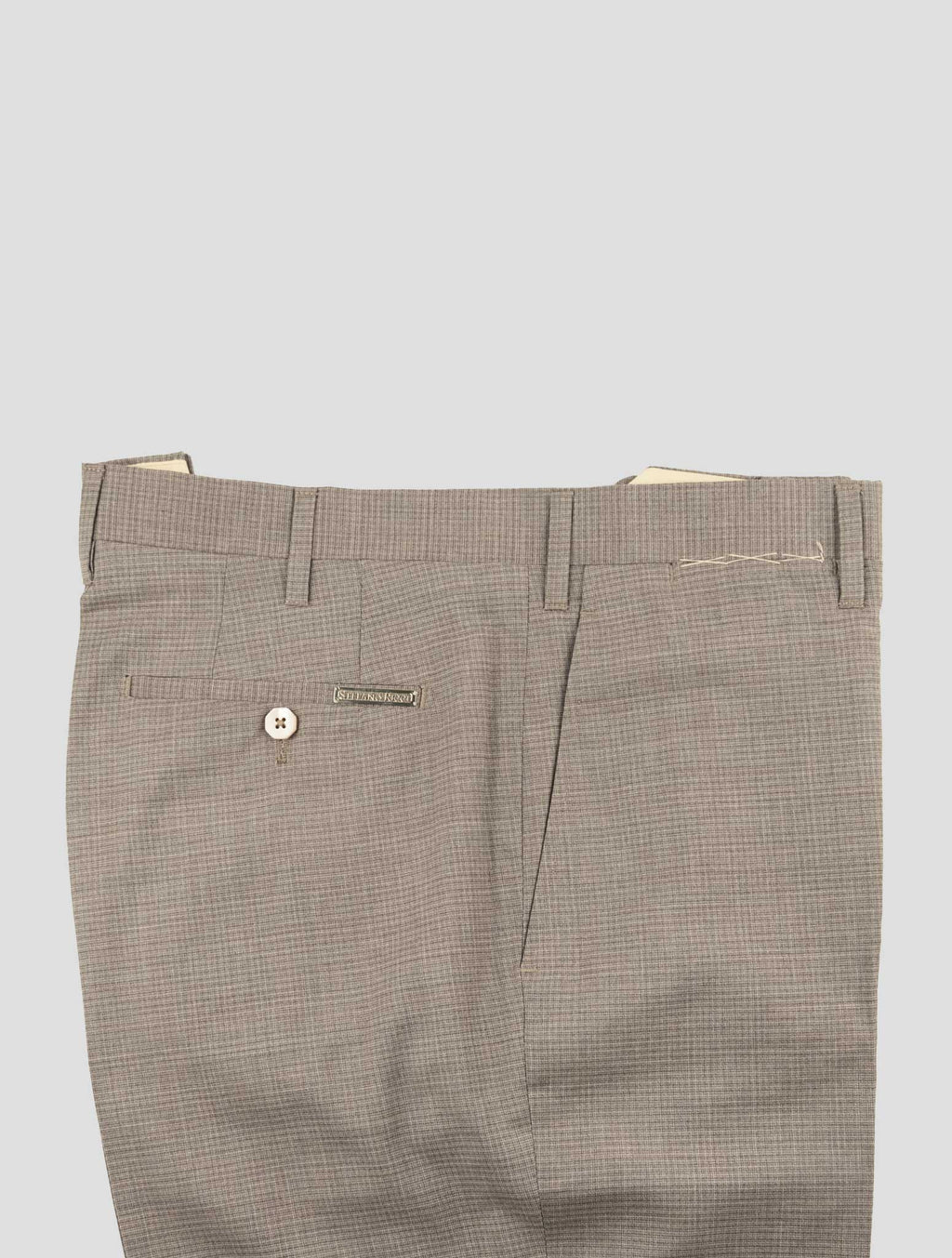 Stefano Ricci Taupe Wool Pants 3