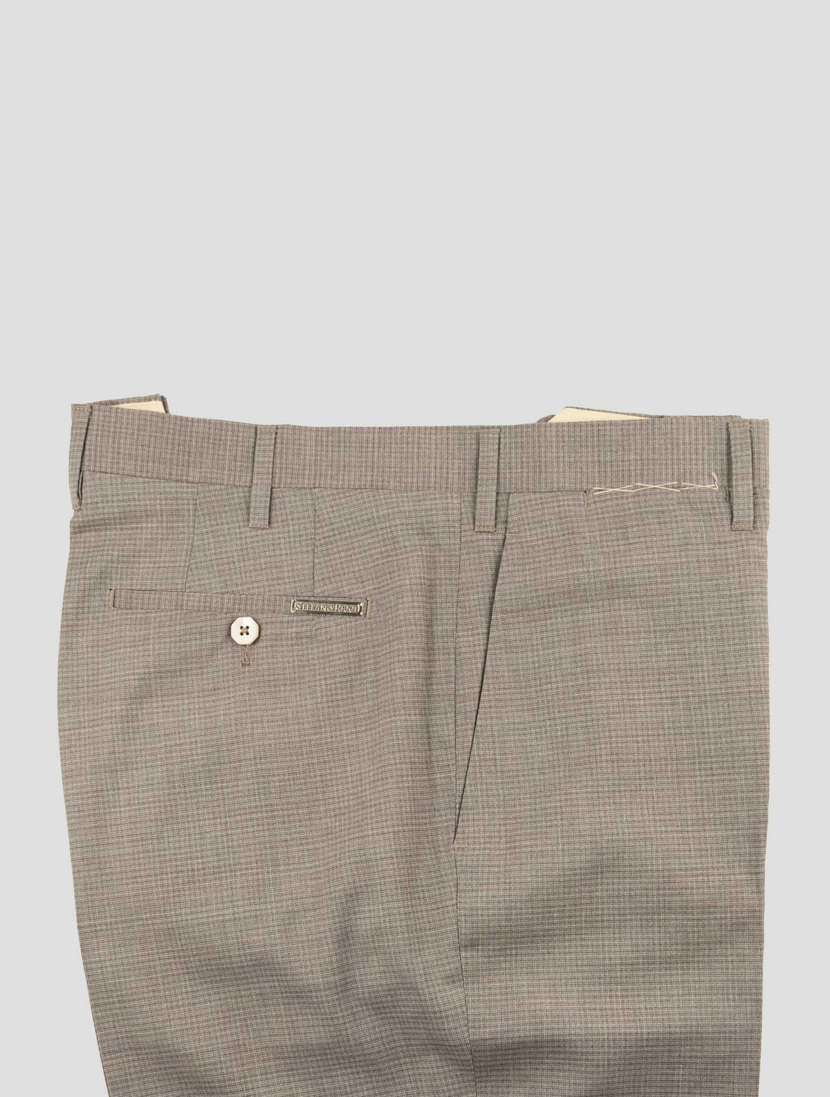 Stefano Ricci Taupe Wool Pants 3