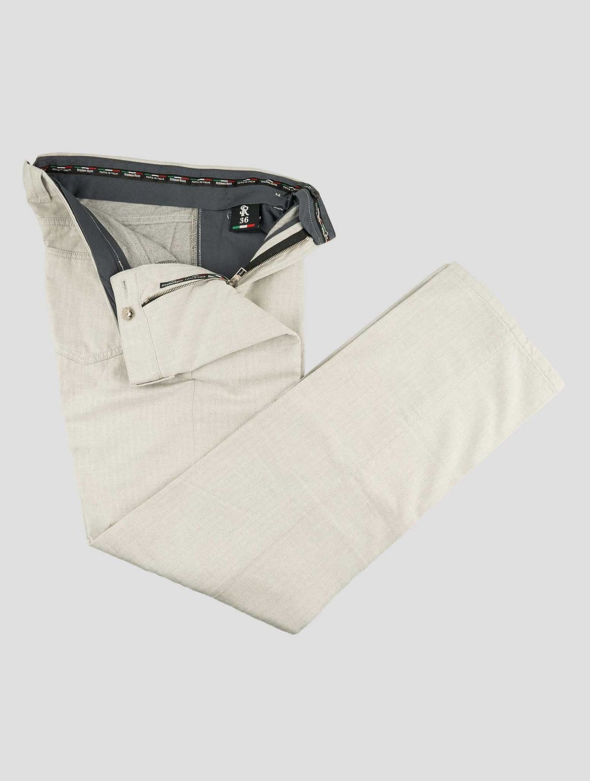 Stefano Ricci Gray Cotton Pants 2