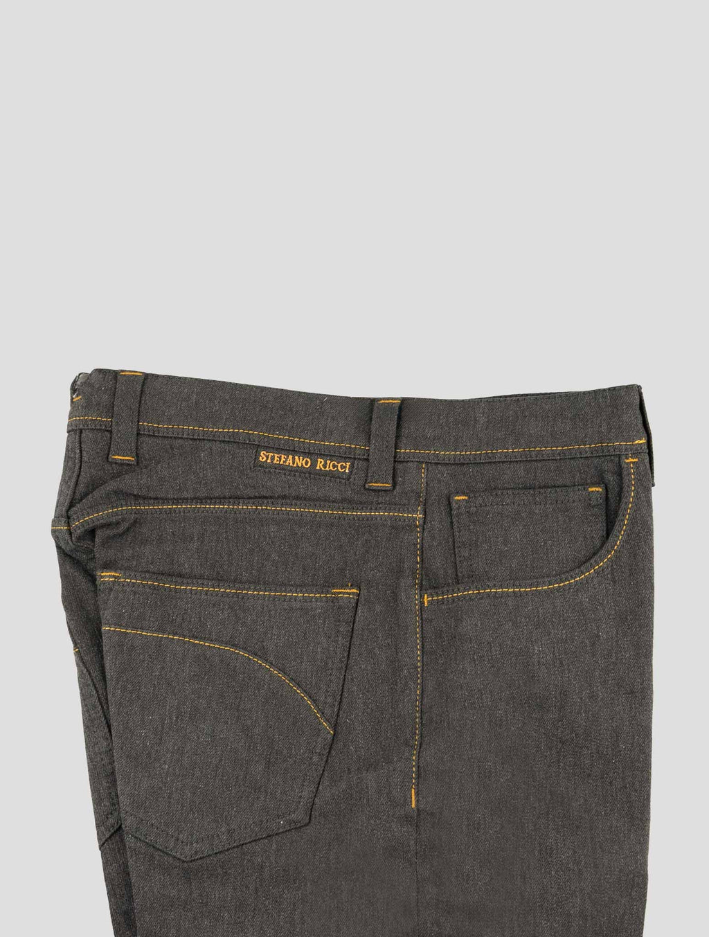 Stefano Ricci Gray pants cotton pu Pants 3