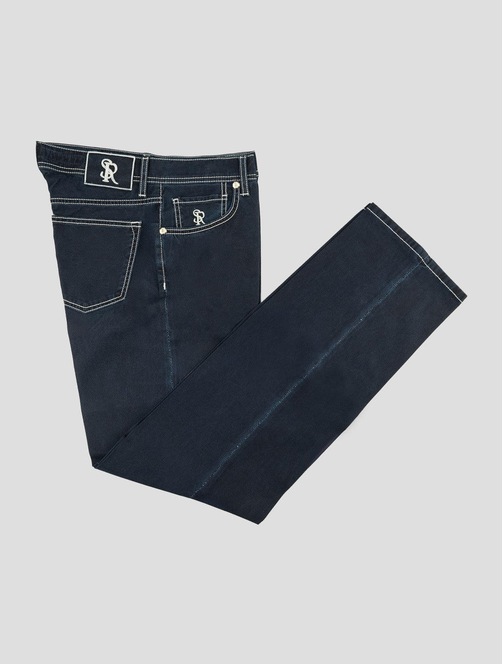 Stefano Ricci Blue Cotton Ea Jeans 1