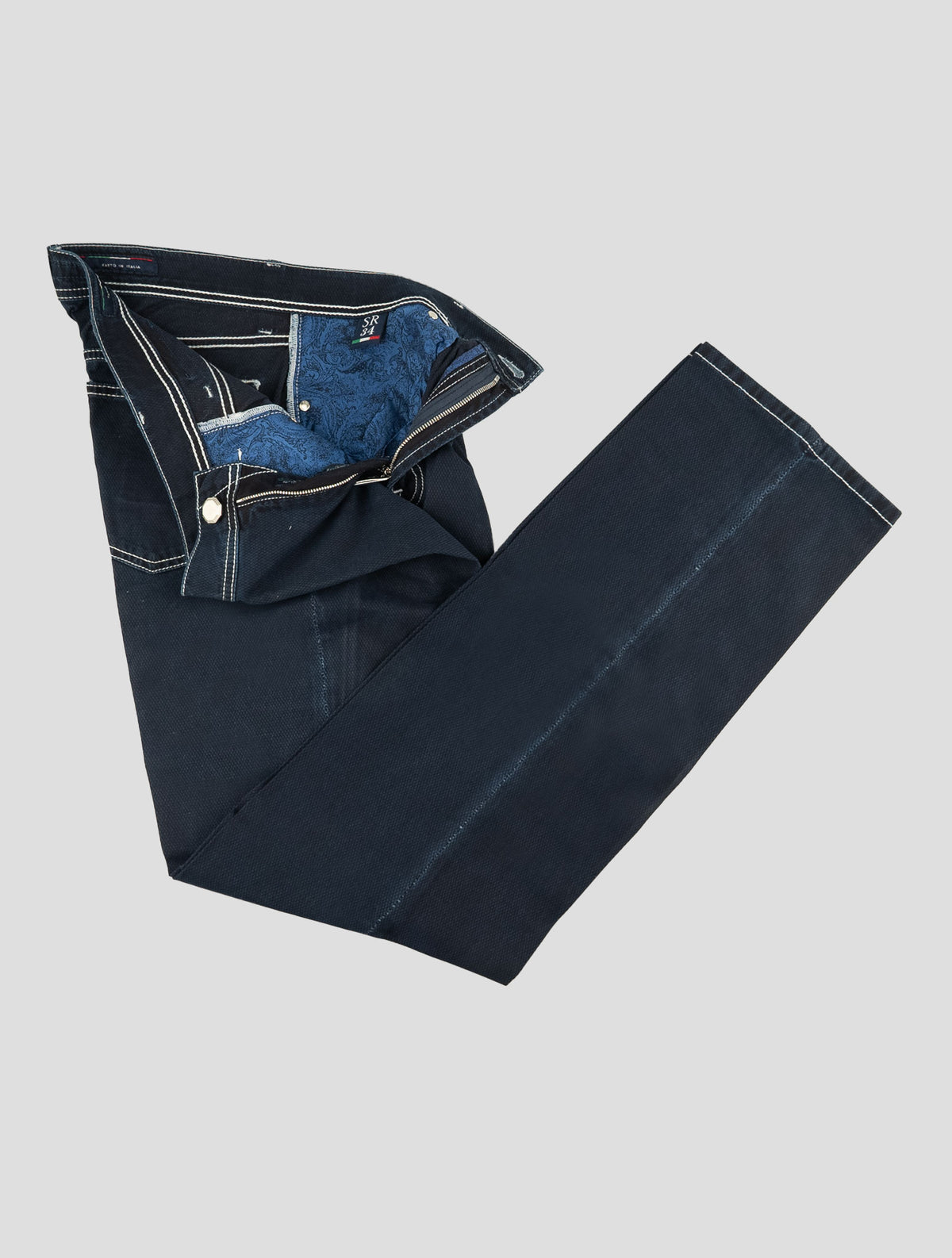 Stefano Ricci Blue Cotton Ea Jeans 2