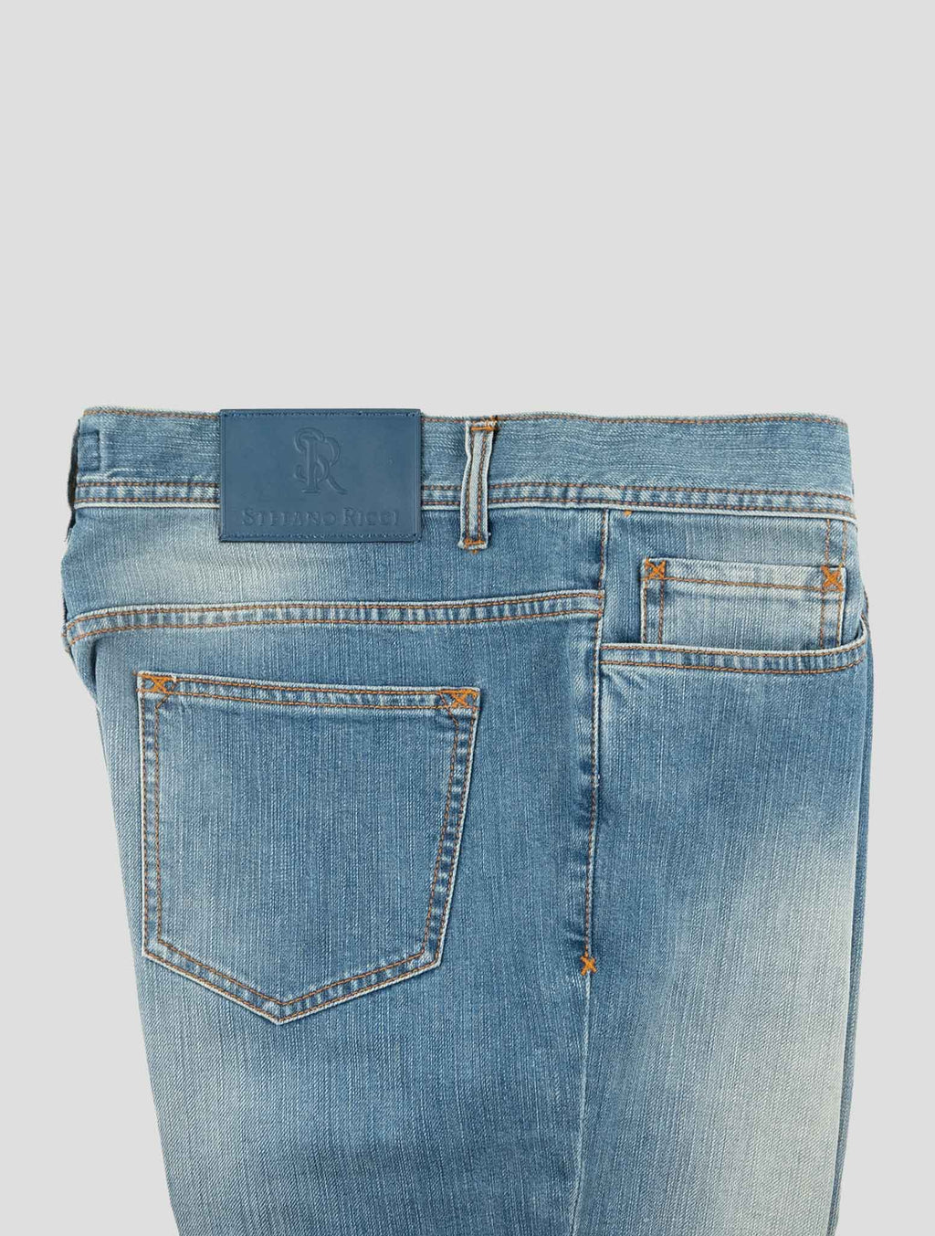 Stefano Ricci Light Blue Cotton Lycra Jeans 3