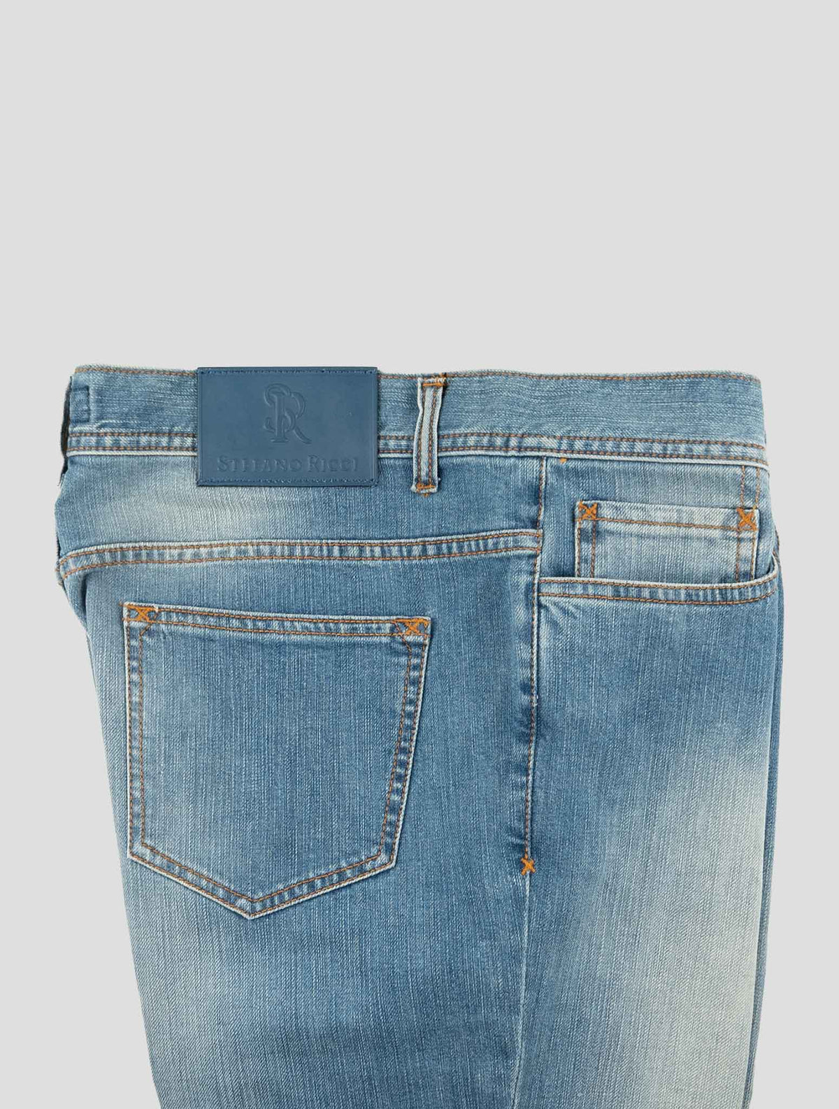Stefano Ricci Light Blue Cotton Lycra Jeans 3
