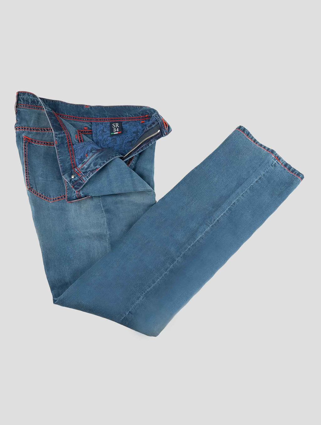 Stefano Ricci Blue Lyocell Jeans 2