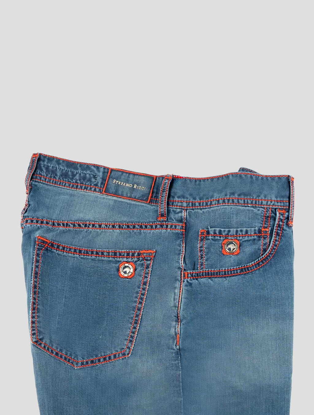 Stefano Ricci Blue Lyocell Jeans 3