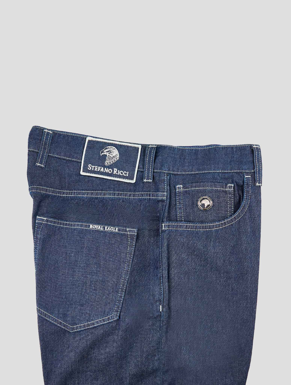 Stefano Ricci Blue Lyocell Cotton Ea  Jeans 3