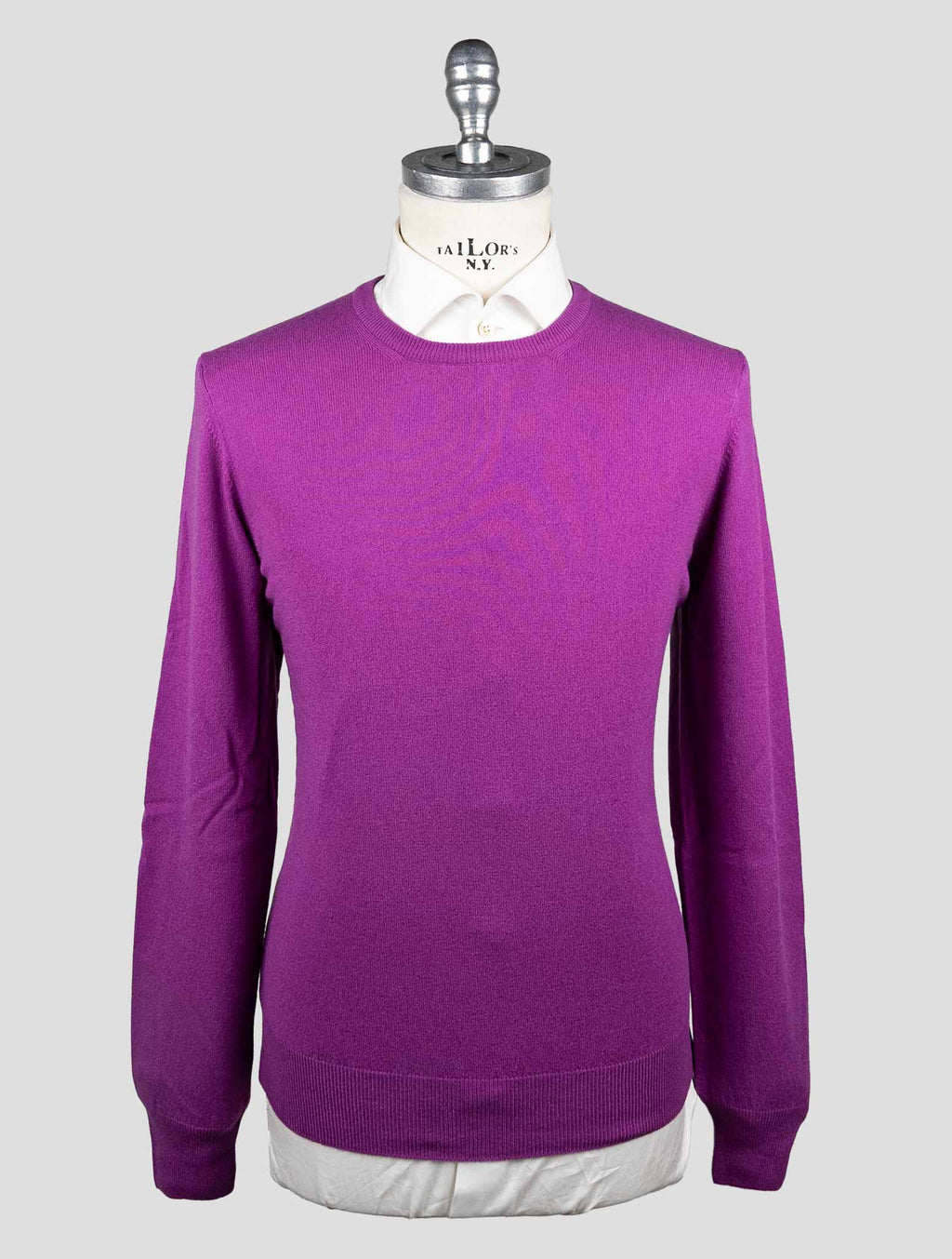Gran Sasso Violet Virgin Wool Viscose Cashmere 1