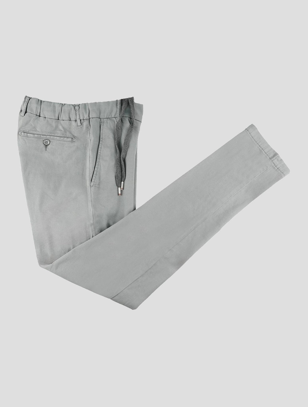 Marco Pescarolo Gray Lyocell Cotton Ea Pants 1