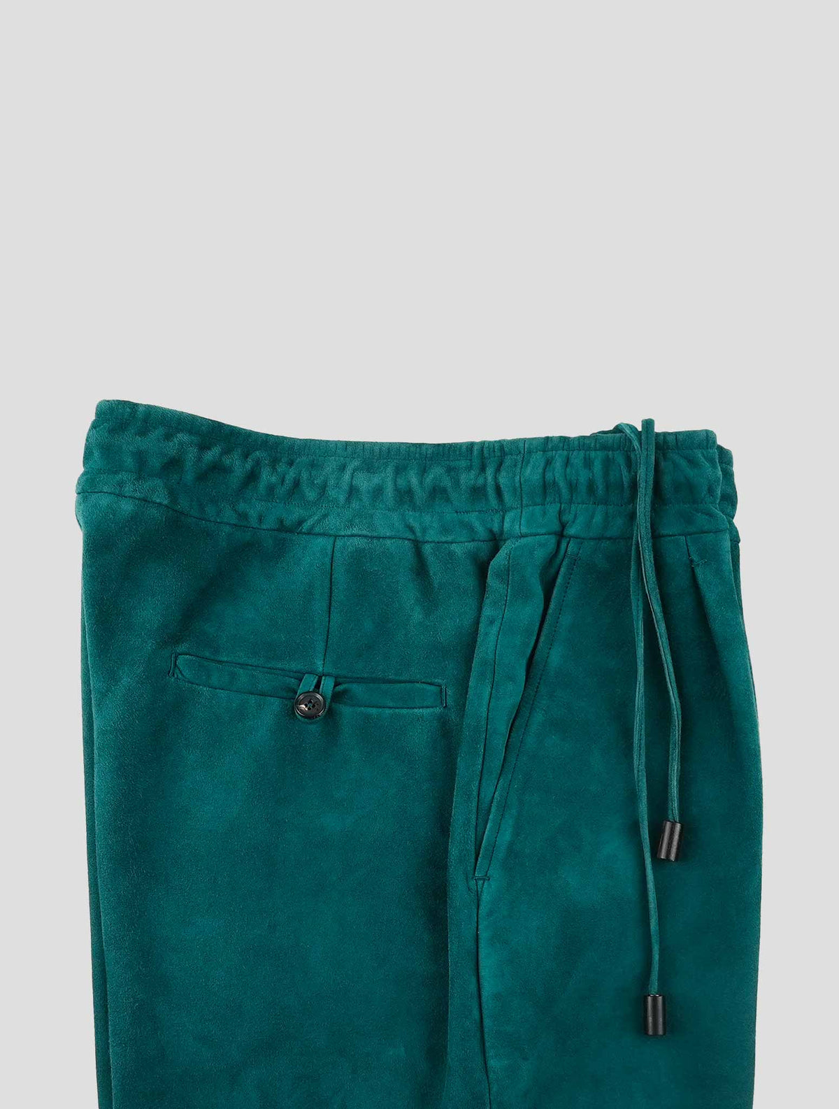 Isaia Brown Leather Lamb Pants 3