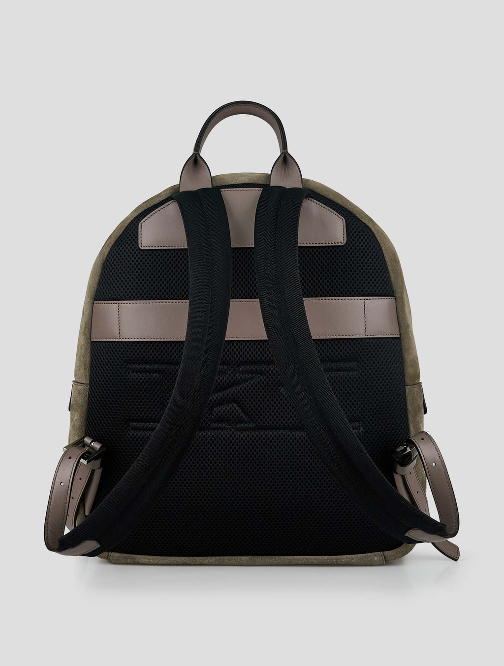 Kiton Beige Leather Suede Backpack 4