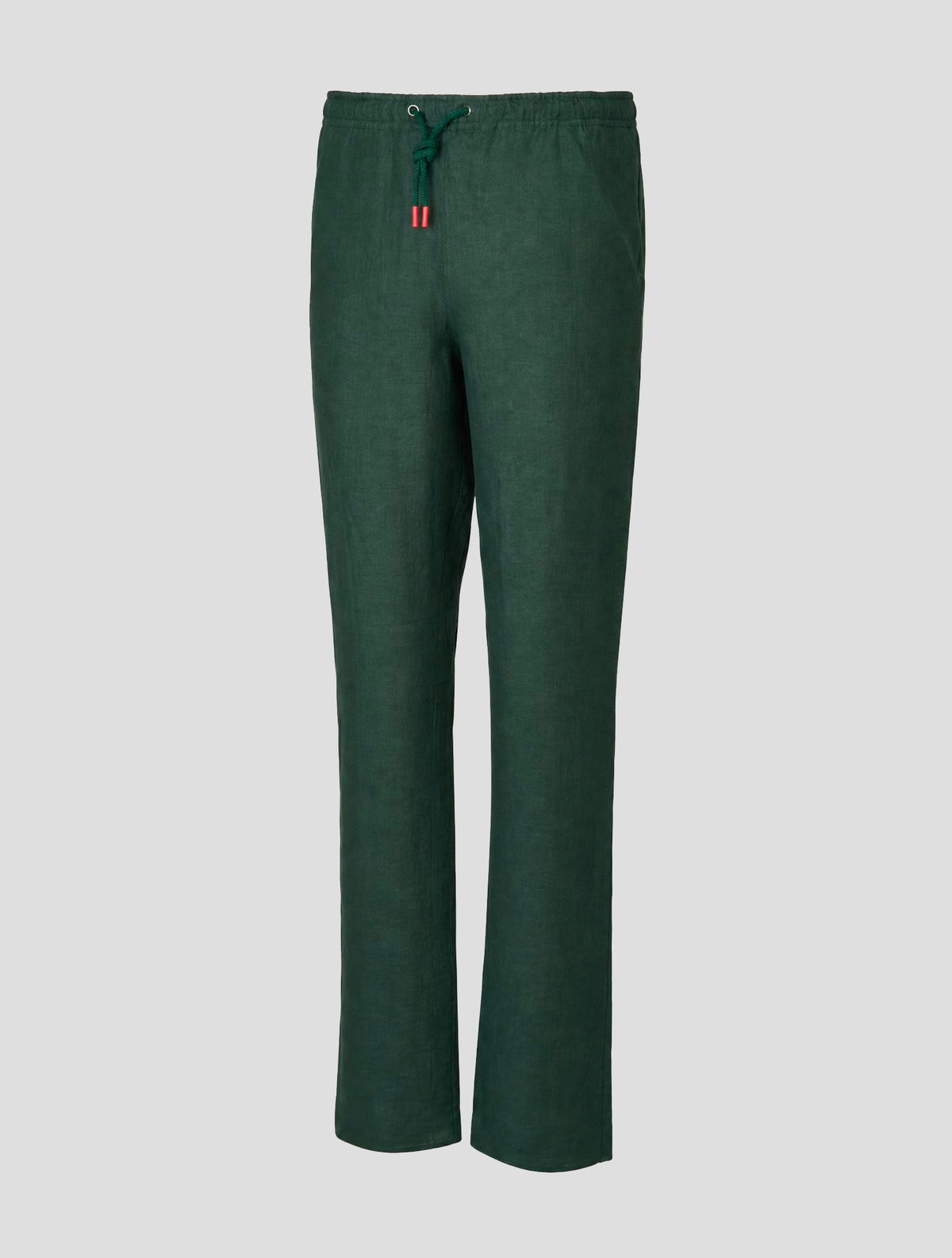 Kiton Green Linen Pants 2