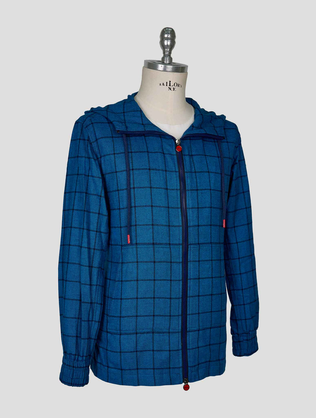 Kiton Blue Cotton Shirt Umbi 2