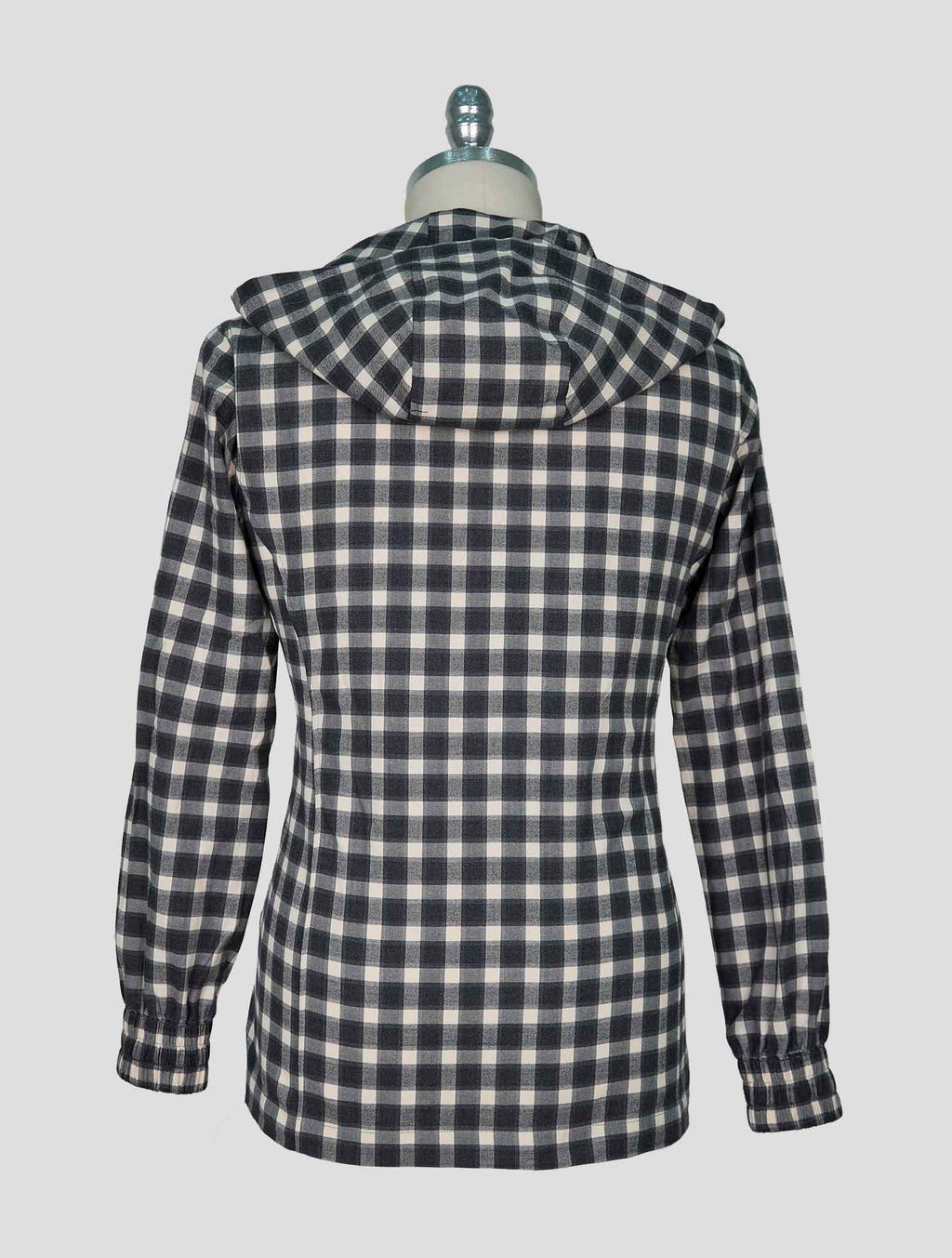 Kiton White Gray Cotton Shirt Umbi 3