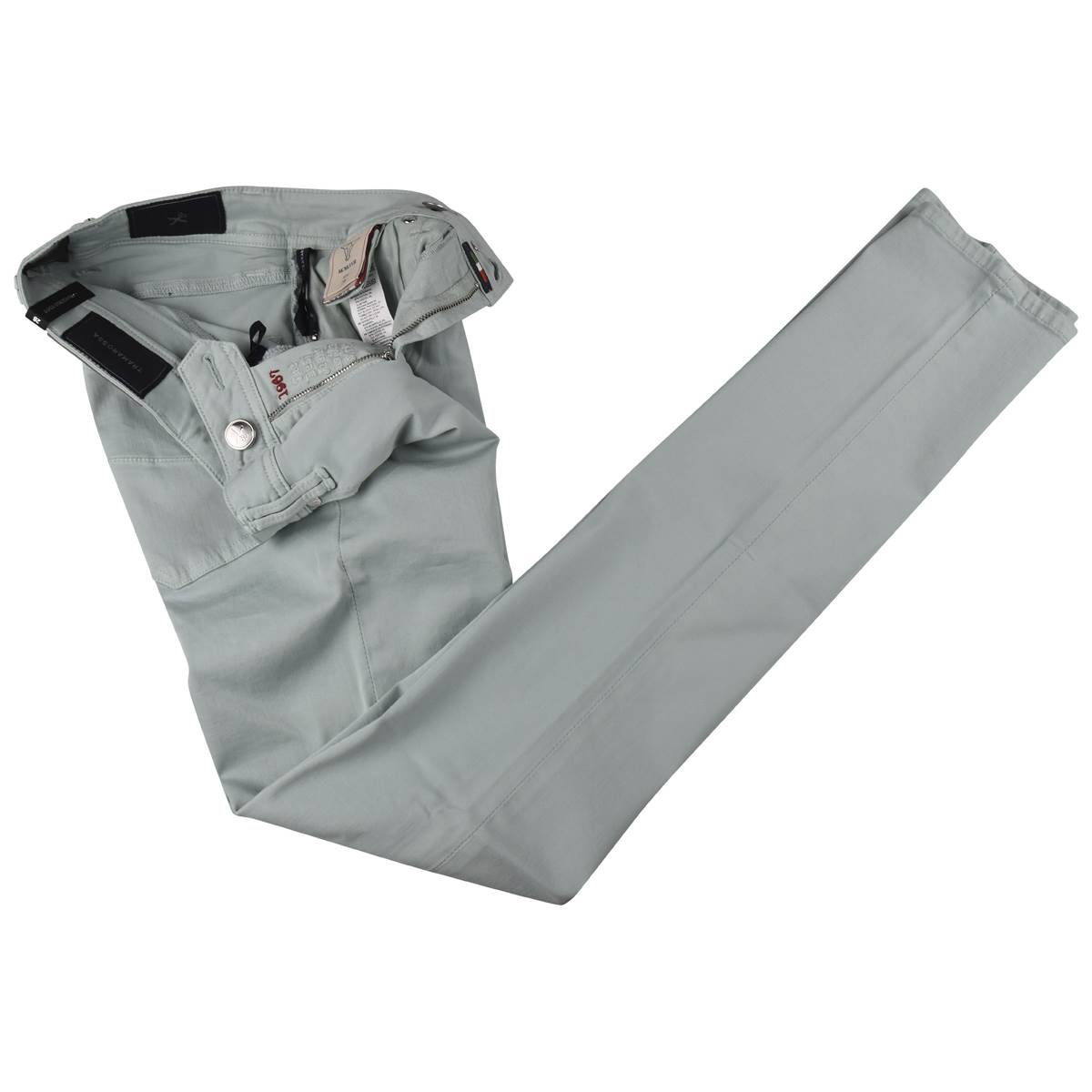 Tramarossa Light Green Cotton Pl Ea Jeans 2