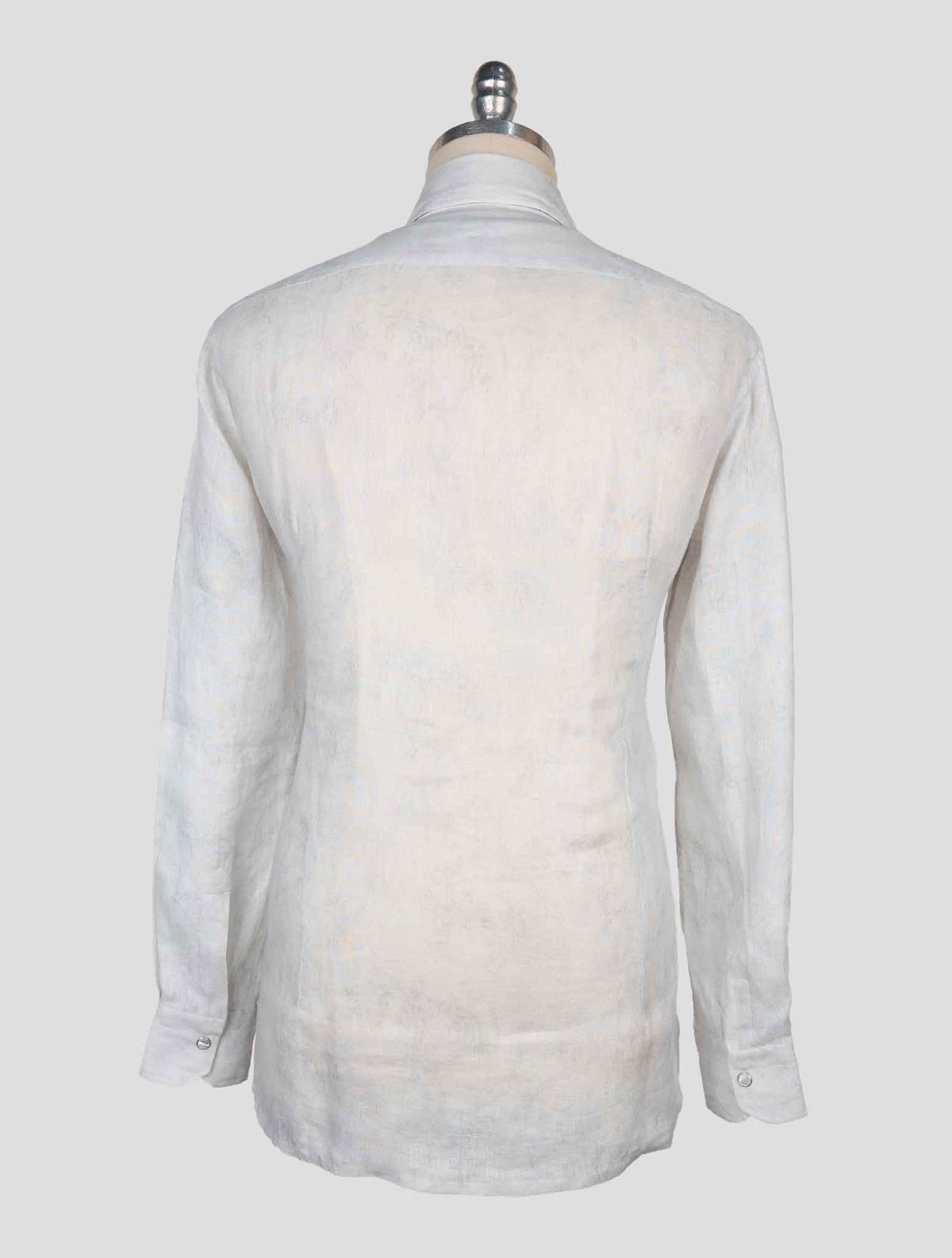 Kiton Gray Linen Shirt 3