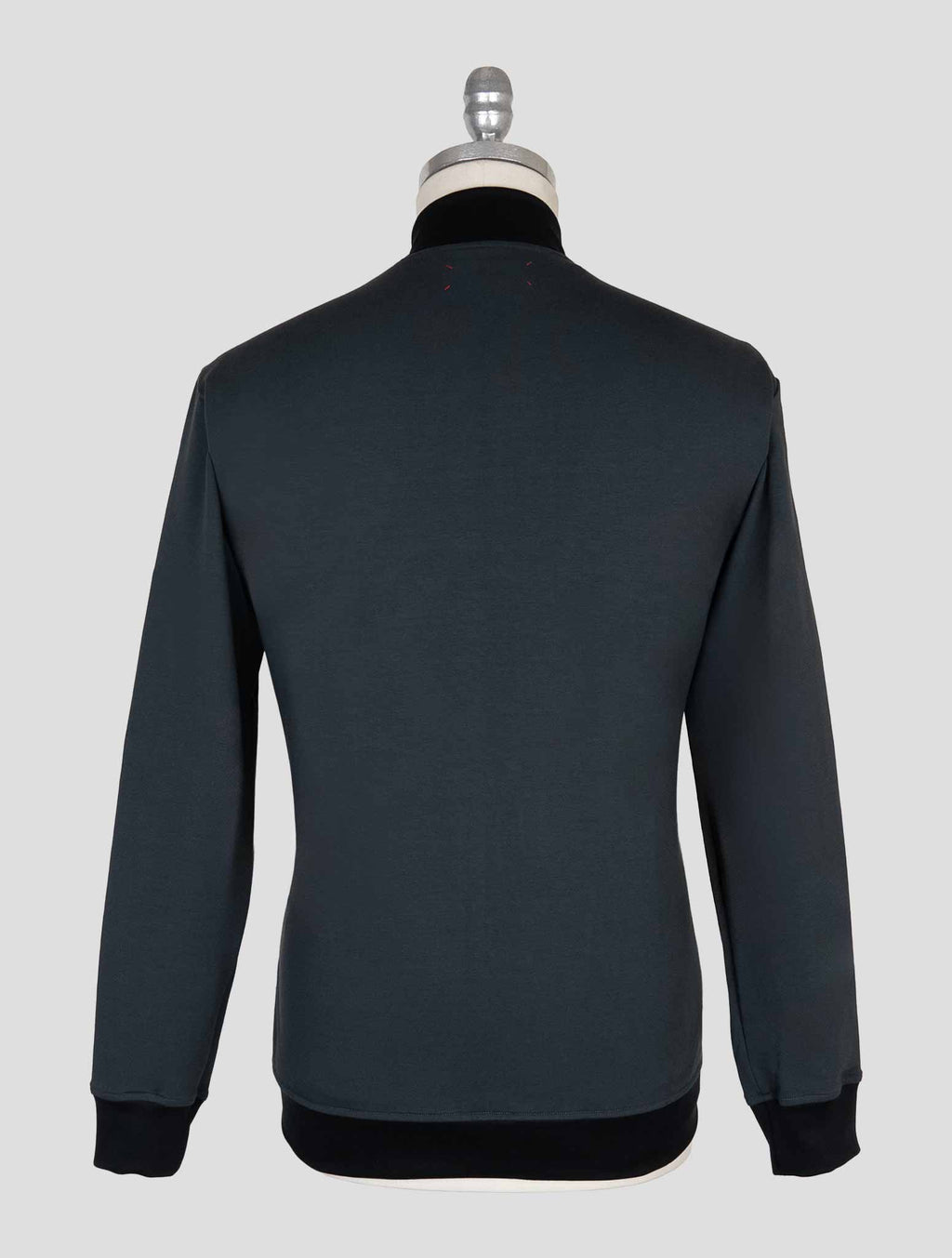 Kiton Gray Cotton Ea Coat B-ONE 3