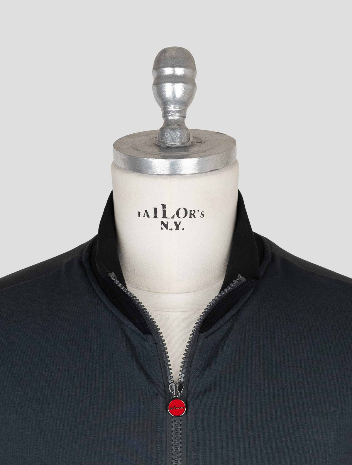 Kiton Gray Cotton Ea Coat B-ONE 4