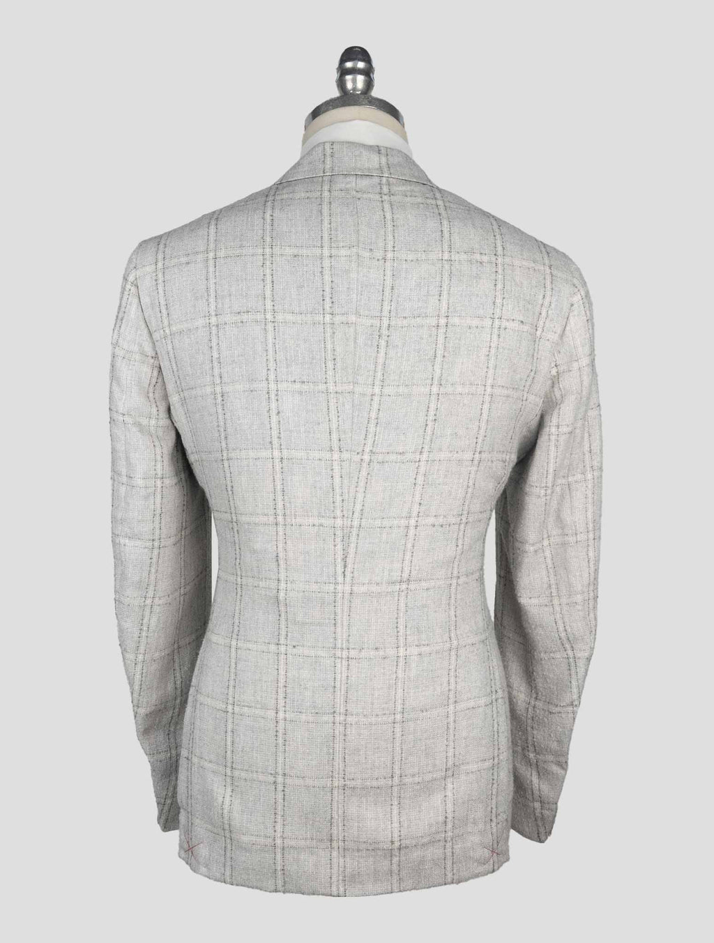 Isaia Light Gray Cashmere Silk Blazer 3