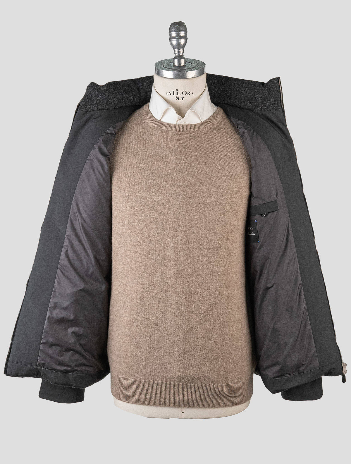 Cesare Attolini Gray Cashmere Pl Coat 4