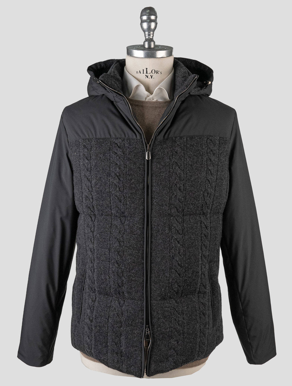 Cesare Attolini Gray Cashmere Pl Coat 7