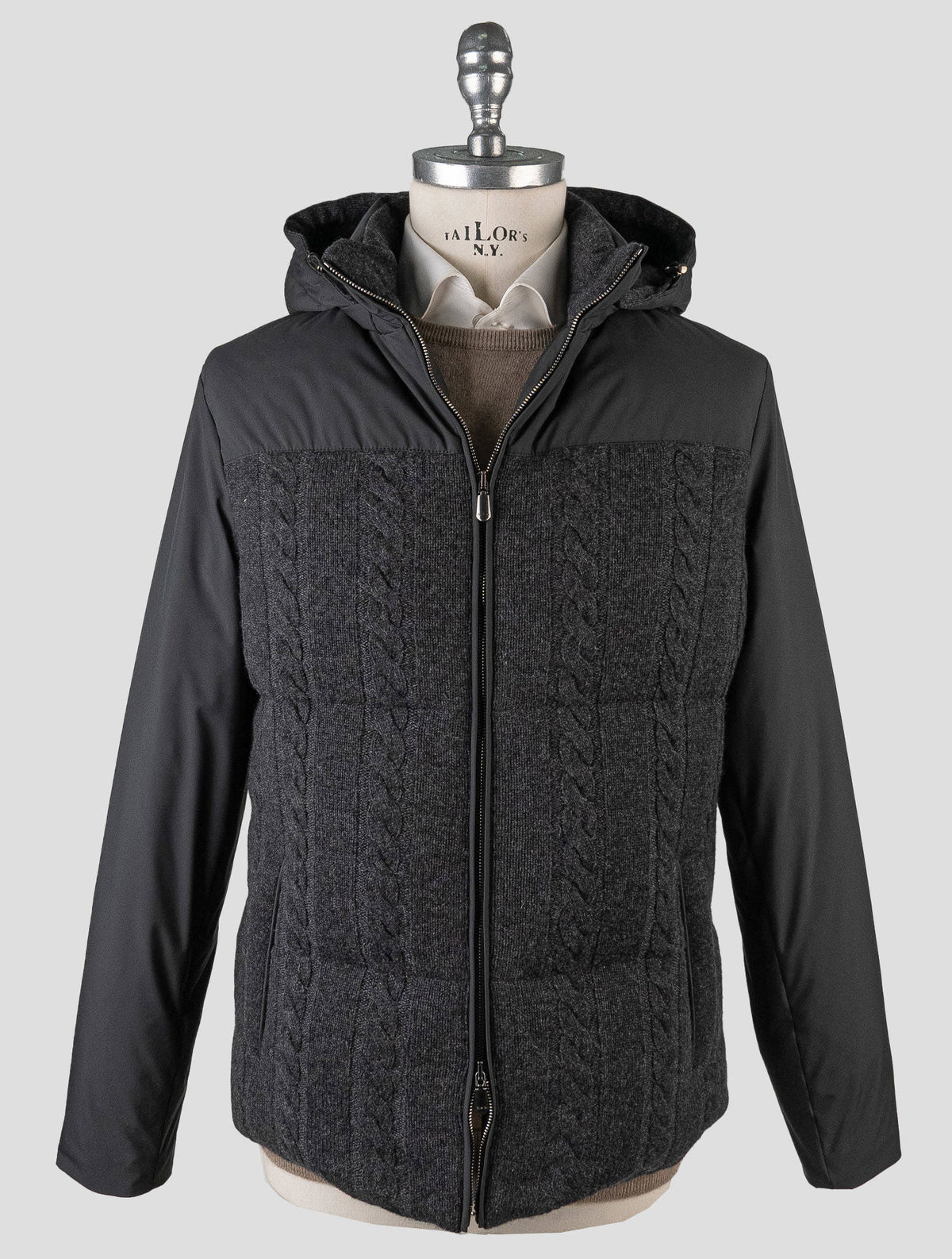 Cesare Attolini Gray Cashmere Pl Coat 7