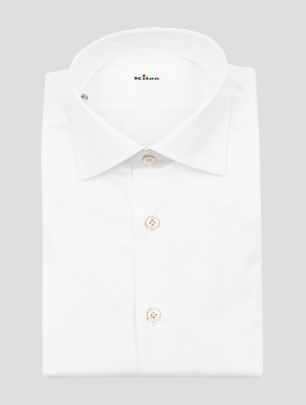 Kiton White Cotton Shirt 1
