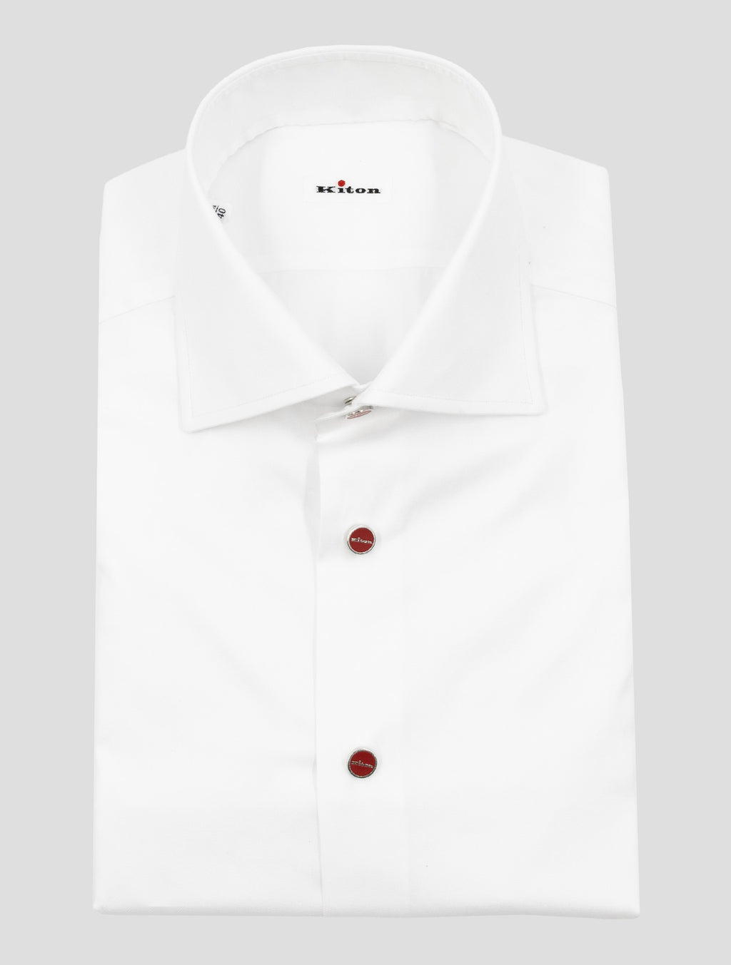 Kiton White Cotton Shirt 1