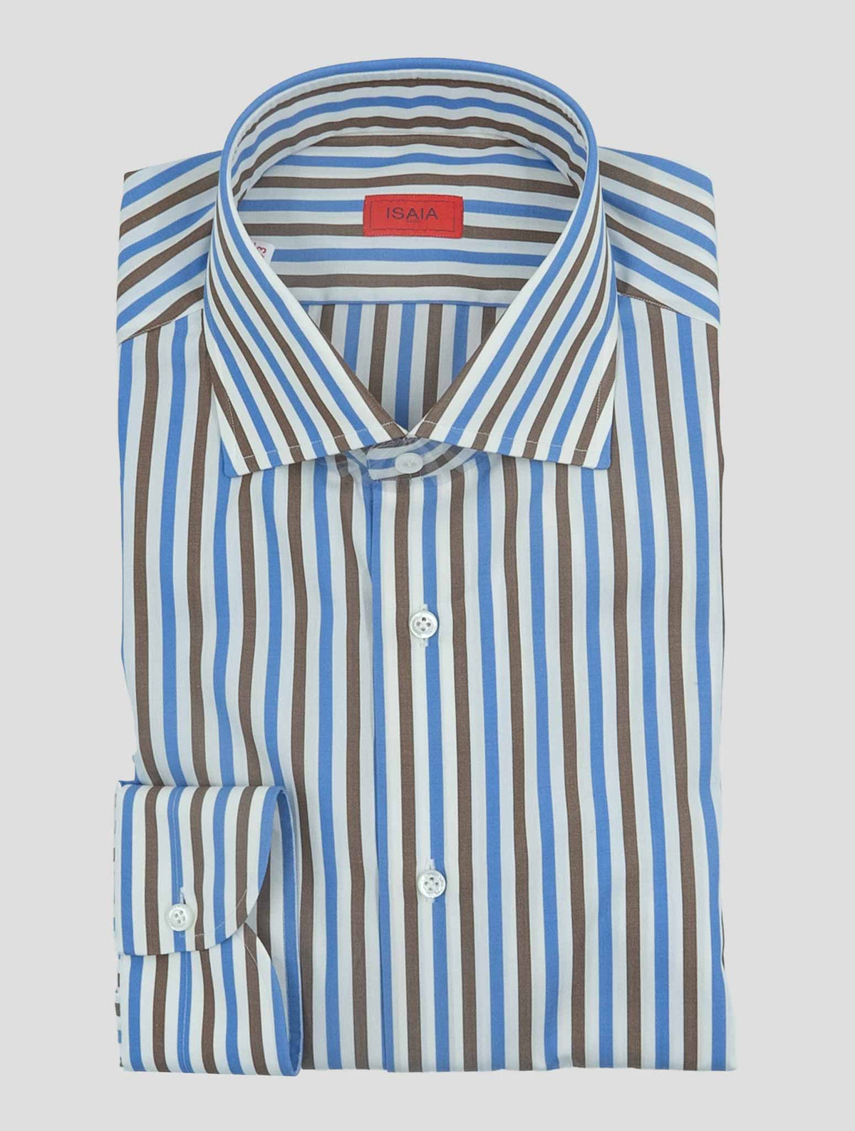 Isaia Multicolor Cotton Shirt 1