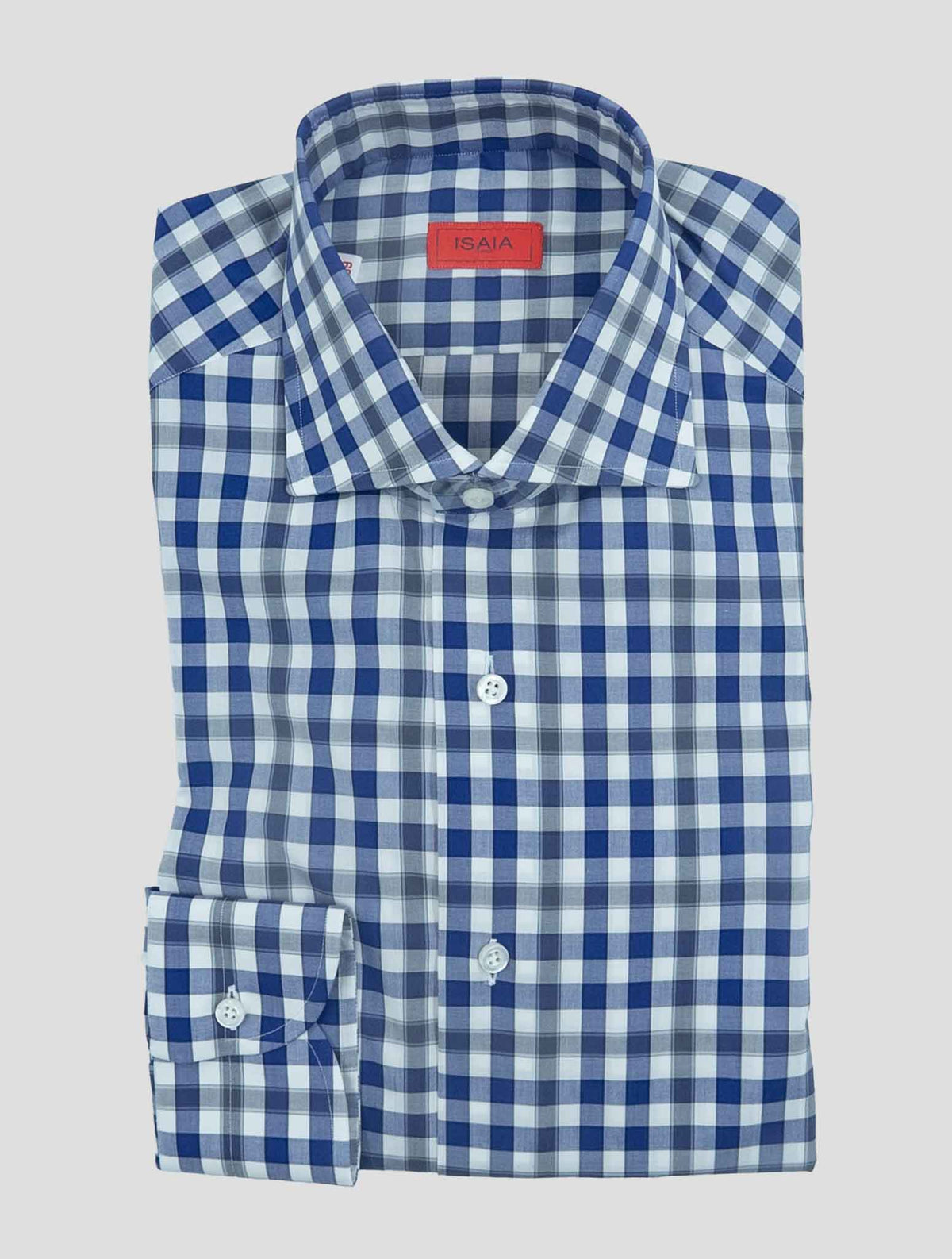 Isaia Multicolor Cotton Shirt 1