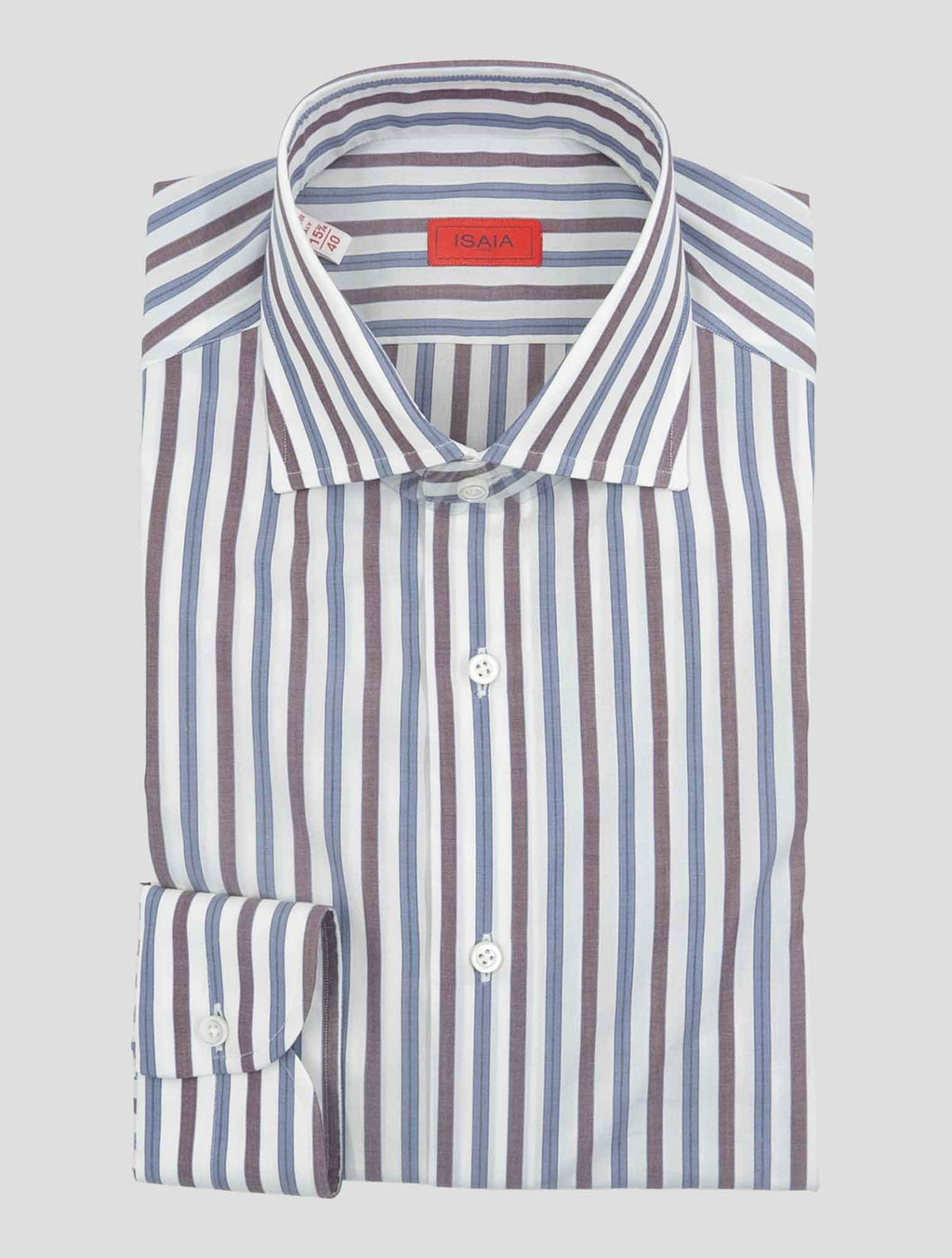 Isaia Multicolor Cotton Shirt 1