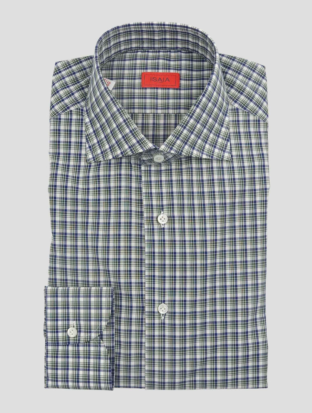 Isaia Multicolor Cotton Shirt 1