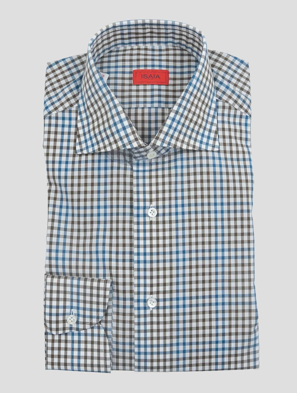 Isaia Multicolor Cotton Shirt 1