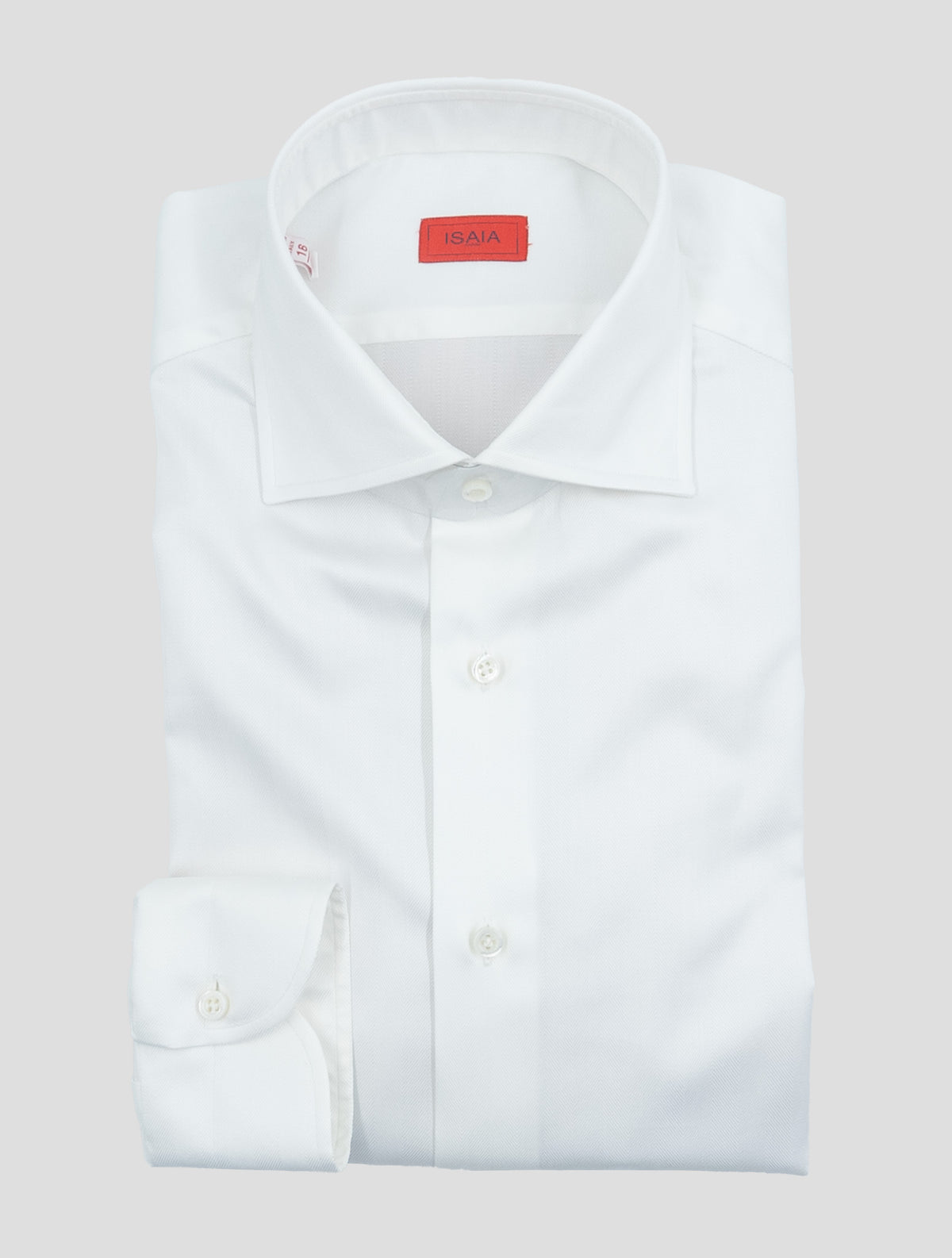 Isaia  White Cotton Shirt 1