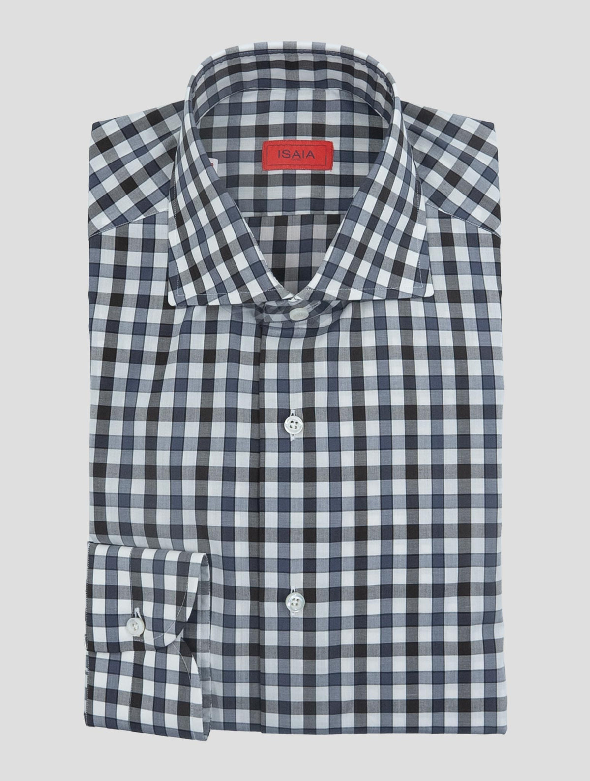 Isaia Multicolor Cotton Shirt 1