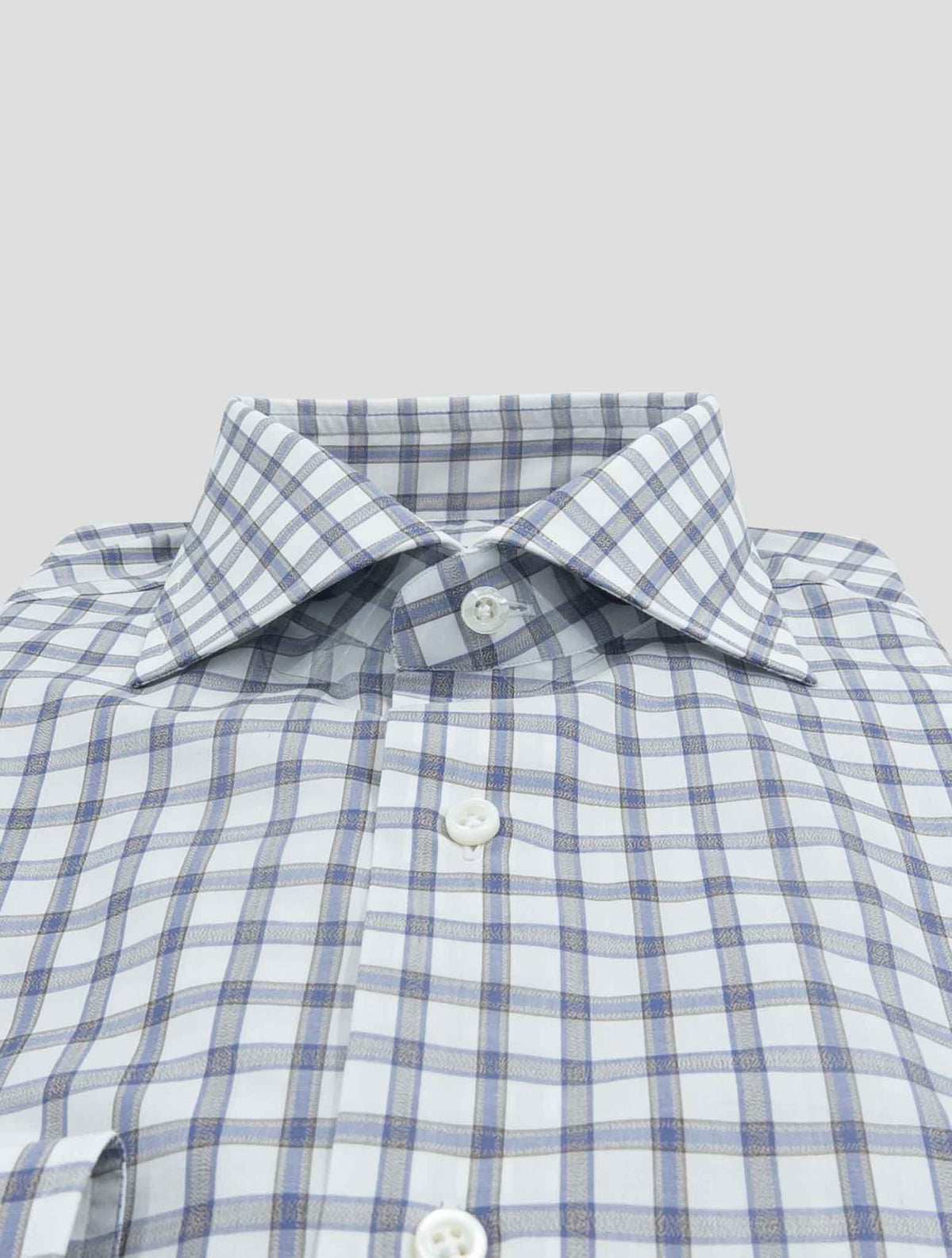 Isaia Multicolor Cotton Shirt 2