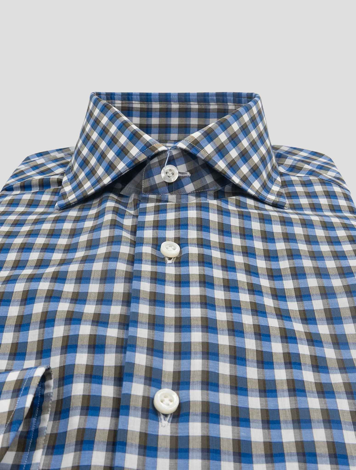 Isaia Multicolor Cotton Shirt 2