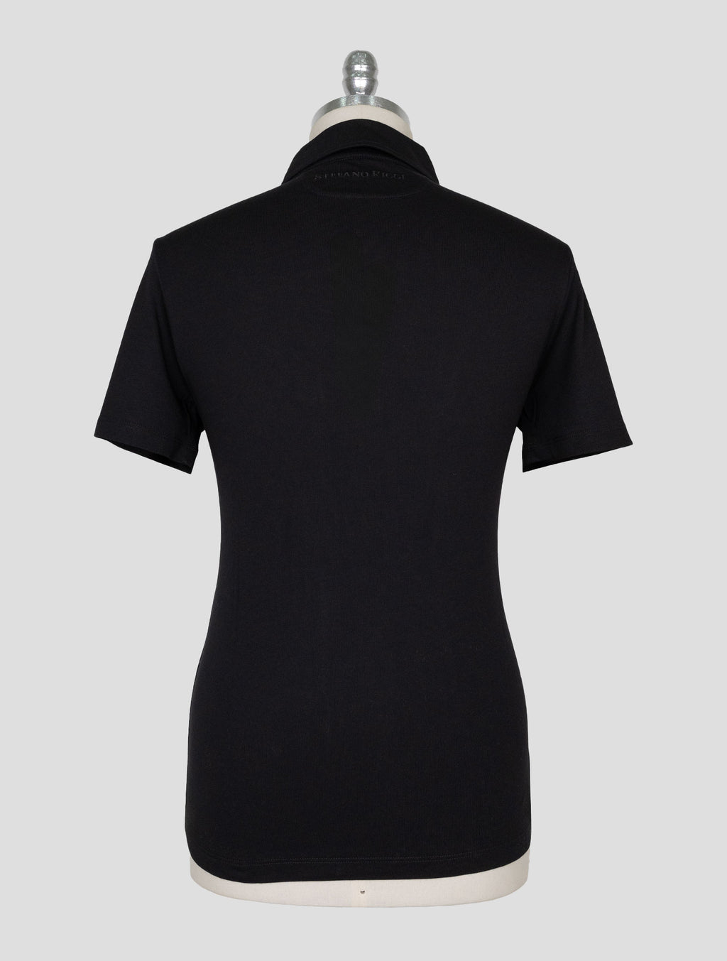 Stefano Ricci Black Cotton Modal Polo 3