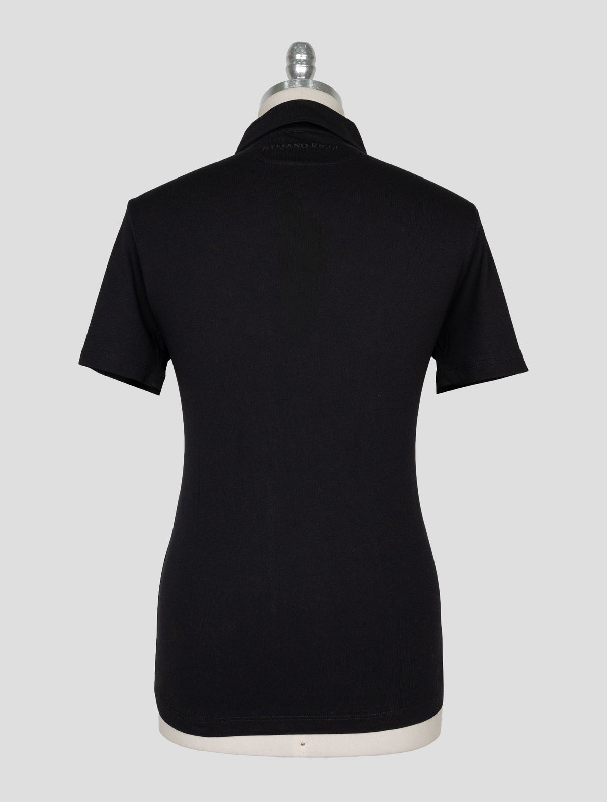 Stefano Ricci Black Cotton Modal Polo 3