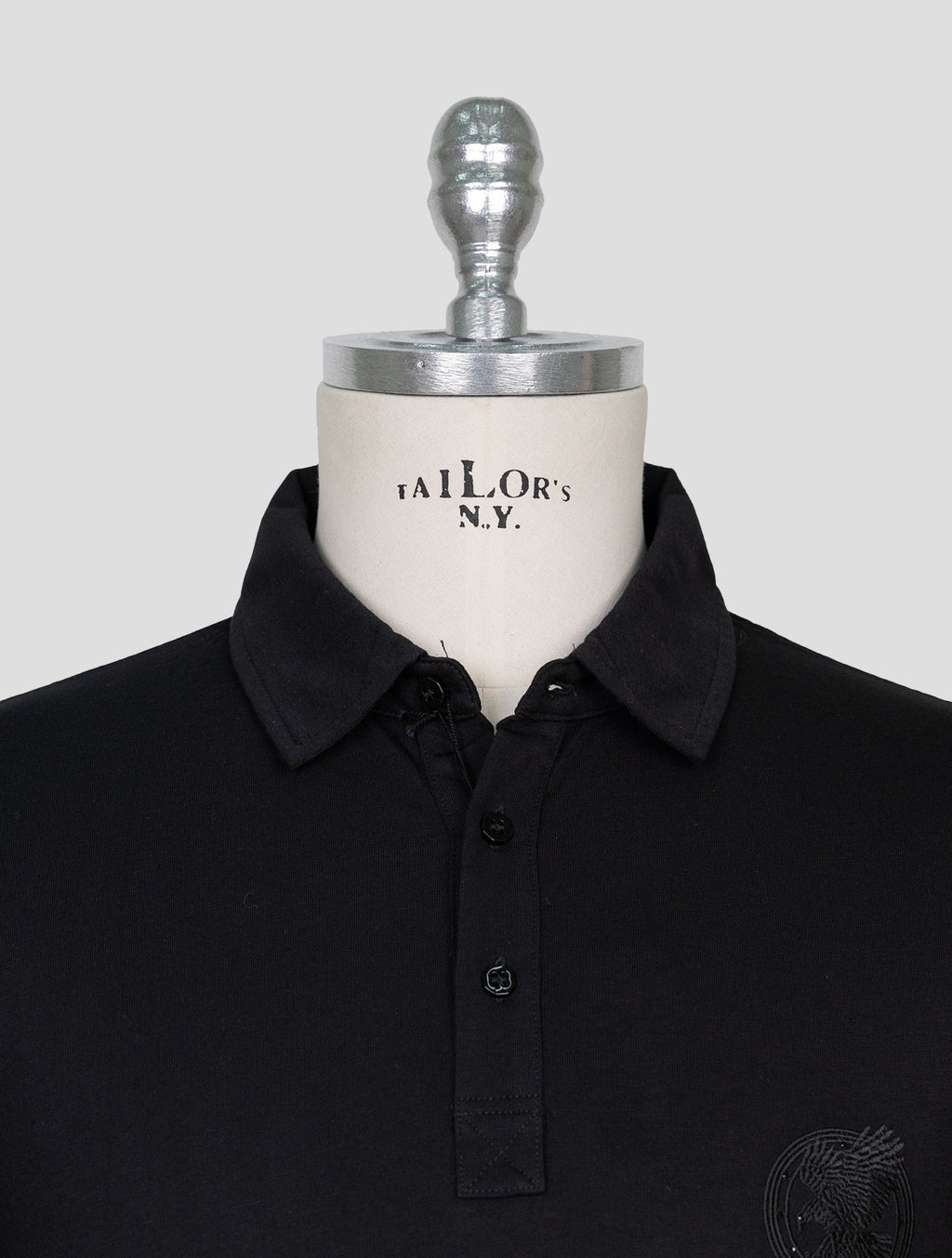 Stefano Ricci Black Cotton Modal Polo 4
