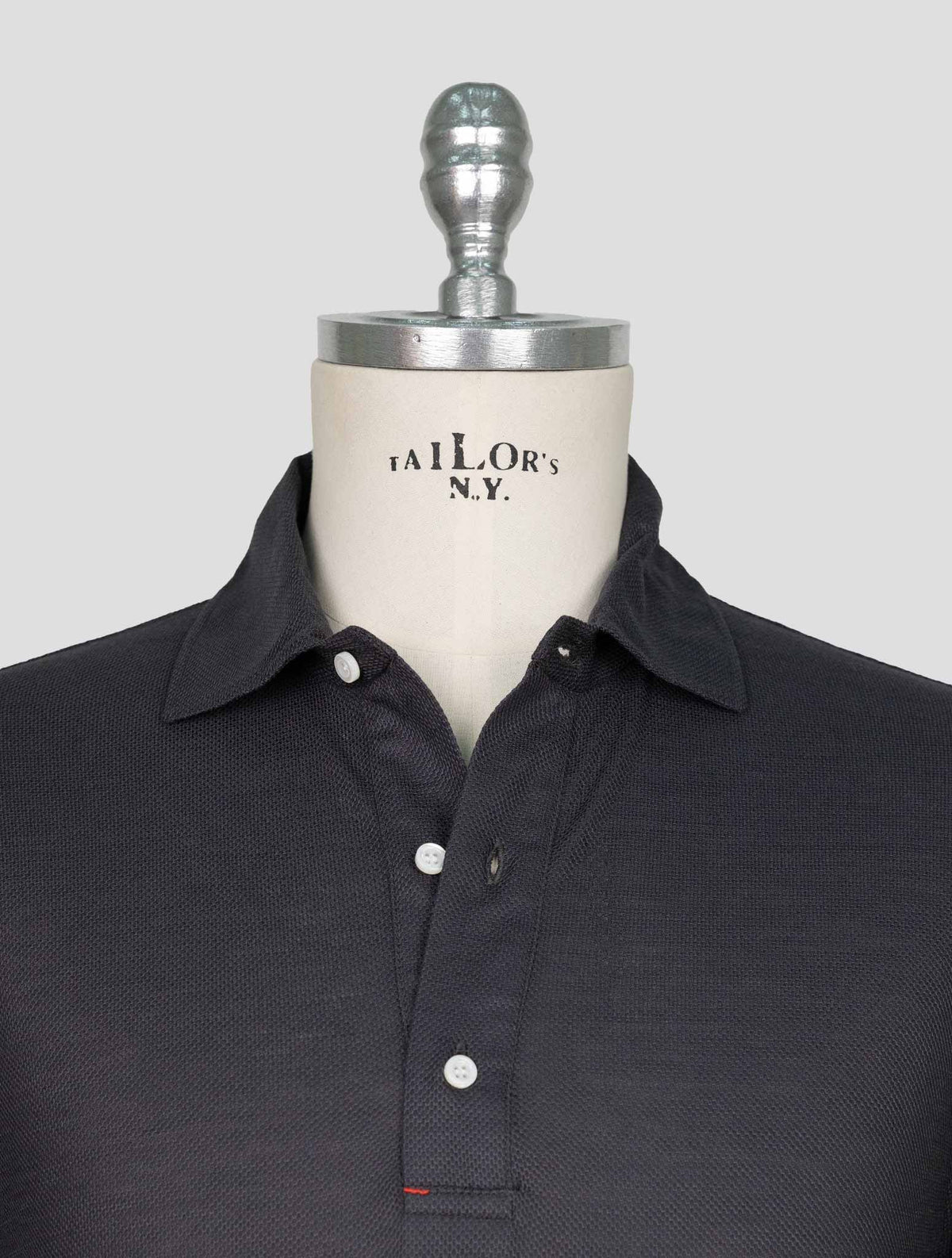 Isaia Dark Gray Wool Sweater Polo 4