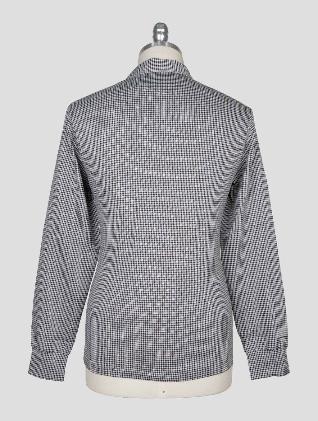 Isaia Black White Cotton Sweater Polo 3