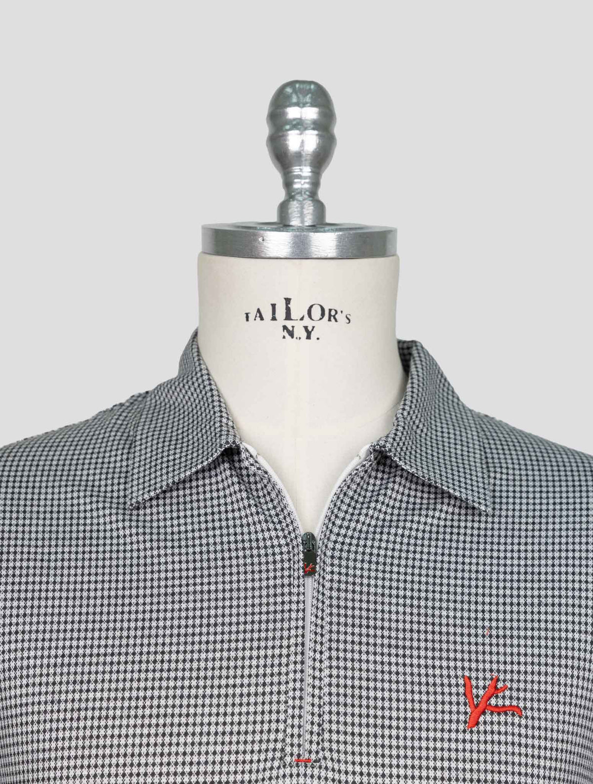 Isaia Black White Cotton Sweater Polo 4