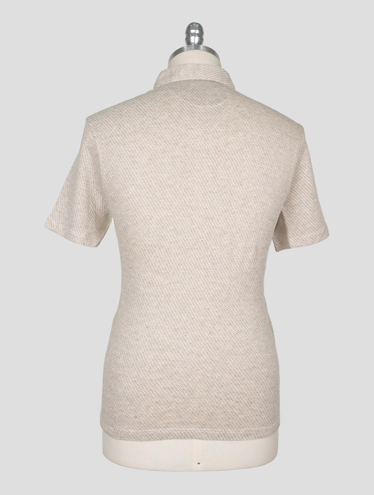 Isaia Beige Cotton Linen Polo 3