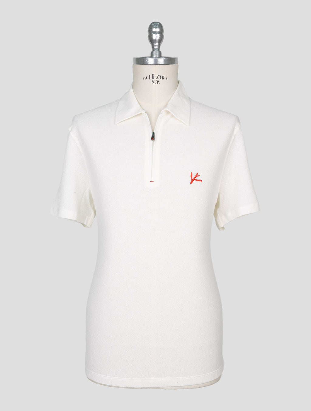 Isaia White Cotton  Polo 1